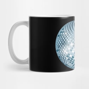 Disco Ball / Mirror Ball / Glitter Ball (Silver) Mug